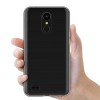 LG K10 2017 - silikonowe etui na telefon Clear Case - przezroczyste.