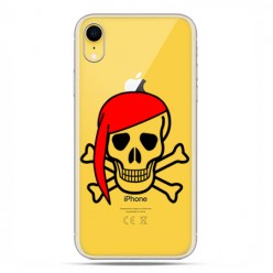 Apple iPhone XR - etui na telefon - Pirat Roger z czerwoną chustą