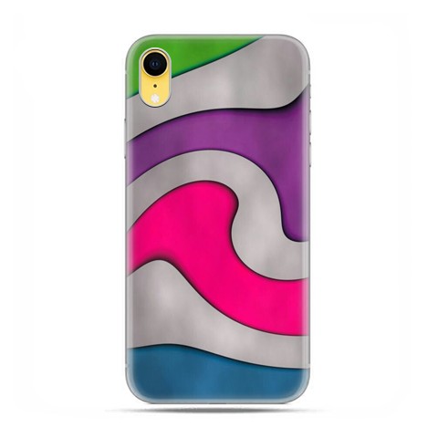 Apple iPhone XR - etui na telefon - Kolorowa roztopiona plastelina