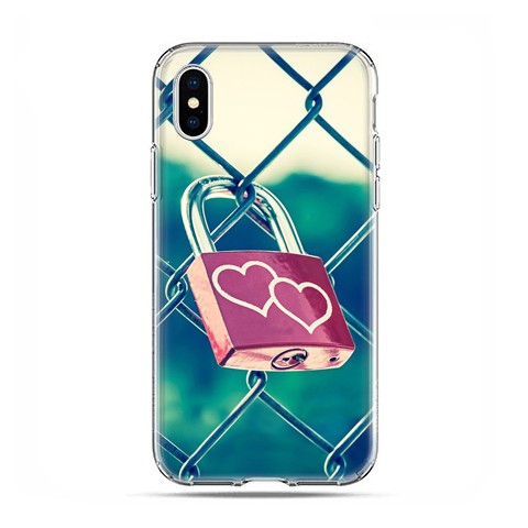 Apple iPhone Xs Max - etui na telefon - Kłódka symbol wiecznej miłości