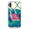 Apple iPhone Xs Max - etui na telefon - Kłódka symbol wiecznej miłości