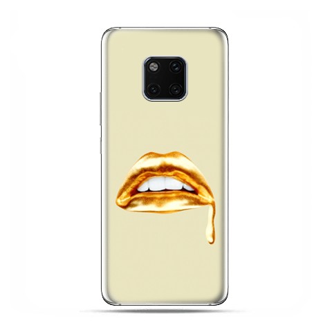 Huawei Mate 20 Pro - nakładka etui na telefon - złoto usta