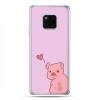 Huawei Mate 20 Pro - nakładka etui na telefon - Zakochana świnka