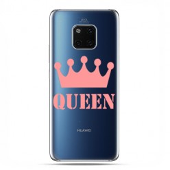 Huawei Mate 20 Pro - nakładka etui na telefon - Queen z różową koroną