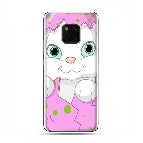 Huawei Mate 20 Pro - nakładka etui na telefon - Różowy królik