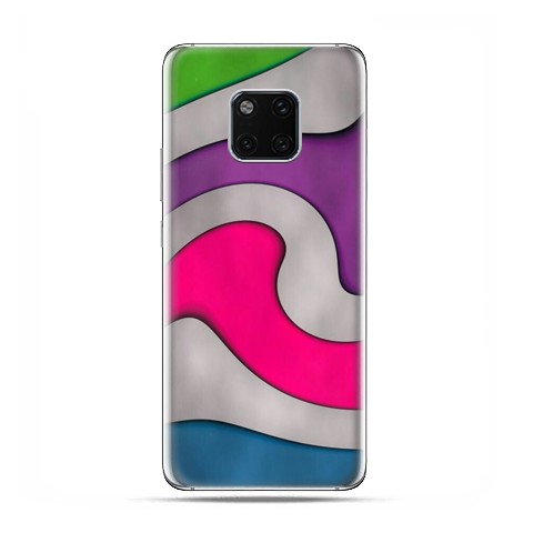 Huawei Mate 20 Pro - nakładka etui na telefon - Kolorowa roztopiona plastelina