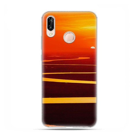 Huawei P20 Lite - etui na telefon - Zachód słońca nad Amazonką