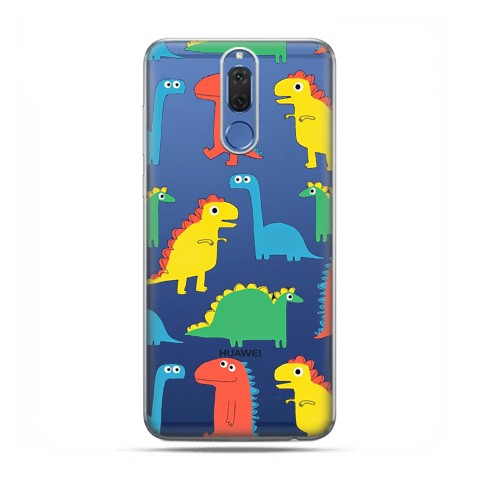 Huawei Mate 10 Lite - etui na telefon - Kolorowe dinozaury