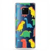 Huawei Mate 20 Pro - nakładka etui na telefon - Kolorowe dinozaury