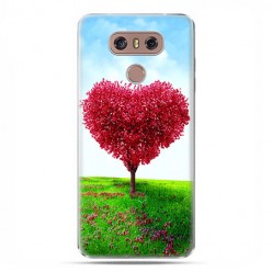 LG G6 - etui na telefon z grafiką - Serce z drzewa.