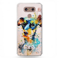 LG G6 - etui na telefon z grafiką - Szczeniak watercolor.