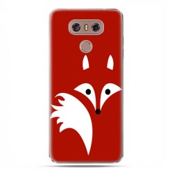 LG G6 - etui na telefon z grafiką - Czerwony lisek.