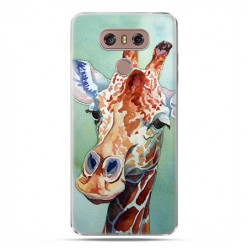 LG G6 - etui na telefon z grafiką - Żyrafa watercolor.