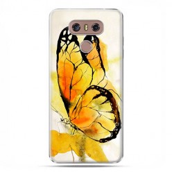 LG G6 - etui na telefon z grafiką - Motyl watercolor.