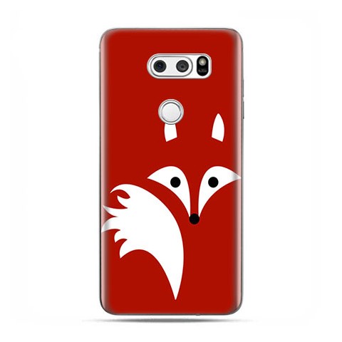 LG V30 - etui na telefon z grafiką - Czerwony lisek.