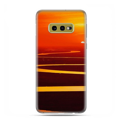 Samsung Galaxy S10e - etui na telefon z grafiką - Zachód słońca nad Amazonką