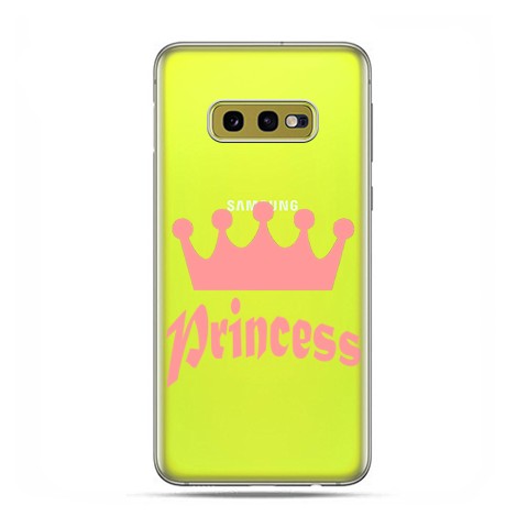 Samsung Galaxy S10e - etui na telefon z grafiką - Princess z różową koroną