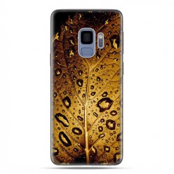 Samsung Galaxy S9 - etui na telefon z grafiką - Złoty liść