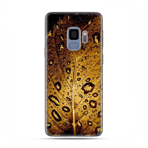Samsung Galaxy S9 - etui na telefon z grafiką - Złoty liść