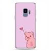 Samsung Galaxy S9 - etui na telefon z grafiką - Zakochana świnka