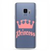 Samsung Galaxy S9 - etui na telefon z grafiką - Princess z różową koroną
