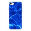 Etui na telefon iPhone 6 / 6s - Niebieski jaskrawy marmur