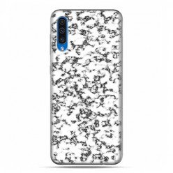 Samsung Galaxy A50 - etui na telefon z grafiką - Biało czarny granit