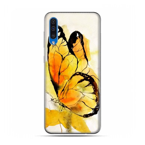 Etui na telefon Samsung Galaxy A50 - motyl watercolor.