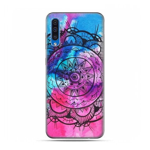Etui na telefon Samsung Galaxy A50 - rozeta watercolor.