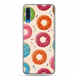 Etui na telefon Samsung Galaxy A50 - kolorowe pączki.