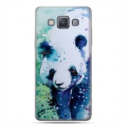 Samsung A3 2015 SM-A300 - etui na telefon z grafiką miś panda watercolor.