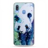Samsung Galaxy A40 - etui na telefon wzory - Miś panda watercolor.