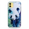 Etui case na telefon - Apple iPhone 11 - Miś panda watercolor.