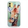 Etui case na telefon - Apple iPhone 11 - Żyrafa watercolor.