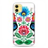 Etui case na telefon - Apple iPhone 11 - Łowickie wzory kwiaty.