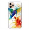 Etui case na telefon - Apple iPhone 11 Pro - Niebieski koliber watercolor.