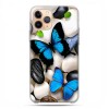Etui case na telefon - Apple iPhone 11 Pro - Niebieskie motyle.