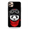 Etui case na telefon - Apple iPhone 11 Pro Max - Panda w czapce.