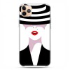 Etui case na telefon - Apple iPhone 11 Pro Max - Kobieta w kapeluszu.