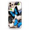 Etui case na telefon - Apple iPhone 11 Pro Max - Niebieskie motyle.