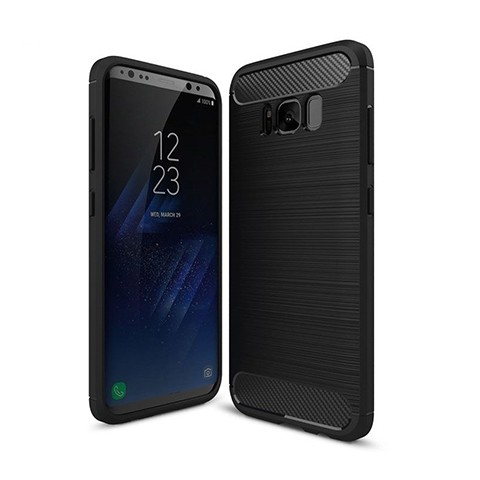 Samsung Galaxy S8 Plus bumper CARBON case - Czarny
