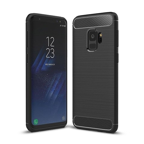 Samsung Galaxy S9 bumper CARBON case - Czarny