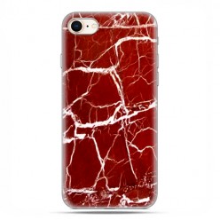 Apple iPhone 7 - etui case na telefon - Spękany czerwony marmur