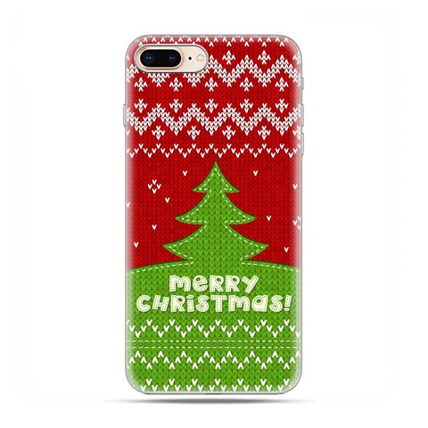 Apple iPhone 8 - etui case na telefon - Świąteczna choinka sweterek