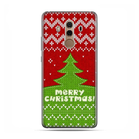 Huawei Mate 10 Pro - case etui na telefon - Świąteczna choinka sweterek