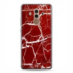 Huawei Mate 10 Pro - case etui na telefon - Spękany czerwony marmur
