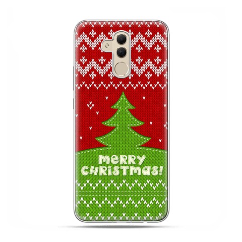 Huawei Mate 20 Lite - etui na telefon - Świąteczna choinka sweterek