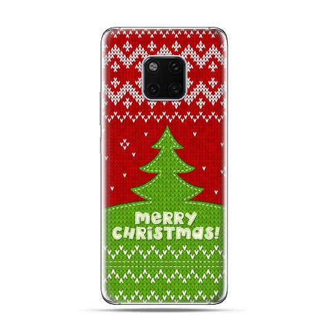 Huawei Mate 20 Pro - nakładka etui na telefon Świąteczna choinka sweterek