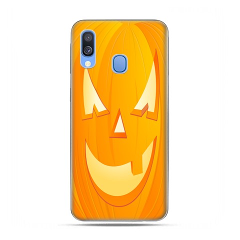 Samsung Galaxy A40 - etui na telefon wzory - Dynia Halloween