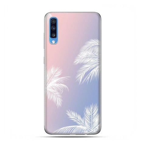 Samsung Galaxy A70 - etui na telefon wzory - Egzotyczne palmy